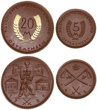 zestaw 2 monet 1921, Miśnia, w skład zestawu wch