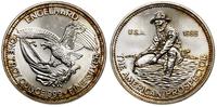 Stany Zjednoczone Ameryki (USA), sztabka srebrna w formie medalu, 1985