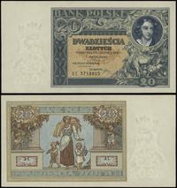 20 złotych 20.06.1931, seria DT, numeracja 57188