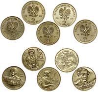 Polska, zestaw: 5 x 2 złote, 1x 1997, 4 x 1999