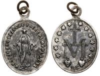 medalik z Matką Boską XIX w., Aw: Matka Boska st