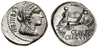 denar 82 pne, Rzym, Aw: Głowa Wenus w prawo, za 