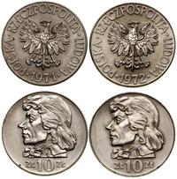 Polska, 2 x 10 złotych, 1971 i 1972