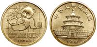 100 yuanów 1989, Miś Panda, złoto próby "999" wa