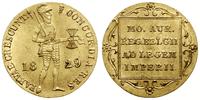dukat 1829, Utrecht, złoto, 3.49 g, bardzo ładny