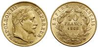 Francja, 10 franków, 1866 BB