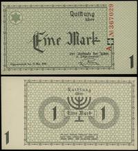 1 marka 15.05.1940, seria A, numeracja 367029, u