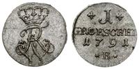 Śląsk, 1 gröschel, 1791 B