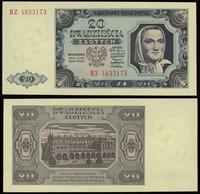20 złotych 1.07.1948, seria HZ, numeracja 403317