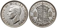 1/2 korony 1944, Londyn, srebro, 14.12 g, S. 408