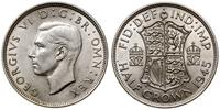 1/2 korony 1945, Londyn, srebro, 14.15 g, S. 408