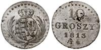 10 groszy 1813 IB, Warszawa, moneta z blaskiem m