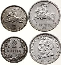 Litwa, zestaw: 5 litu 1936 i 2 litu 1925