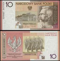 10 złotych 4.06.2008, Józef Piłsudski - 90. rocz