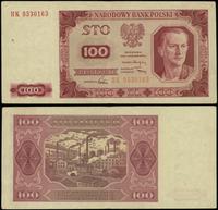 100 złotych 1.07.1948, seria HK, numeracja 05301