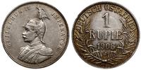 1 rupia 1908 J, Hamburg, srebro próby "917", sub