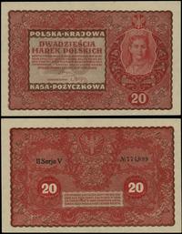 20 marek polskich 23.08.1919, seria II-V, numera
