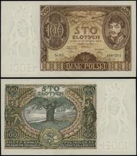 100 złotych 9.11.1934, seria BD, numeracja 00812