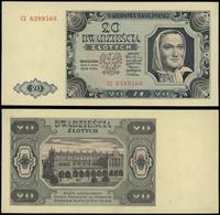 20 złotych 1.07.1948, seria CZ, numeracja 638956
