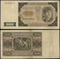 500 złotych 1.07.1948, seria AZ, numeracja 25161