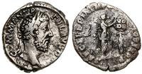 denar 186–187, Rzym, Aw: Głowa cesarza w wieńcu 
