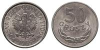 50 groszy 1965, Warszawa, piękne aluminium 1.57 