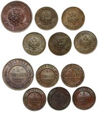 zestaw 6 monet, Petersburg, w zestawie: 5 kopiej