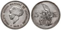 Luksemburg, 5 franków, 1929