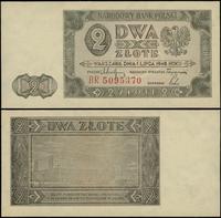2 złote 1.07.1948, seria BR, numeracja 5095370, 