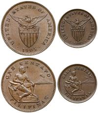 zestaw 1 centavo i 1/2 centavo 1905, 1903, brąz,