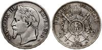 5 franków 1870 BB, Strasbourg, popiersie autorst