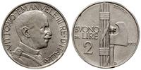 Włochy, 2 liry, 1923