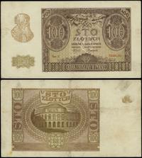 100 złotych 1.03.1940, seria E, numeracja 709813