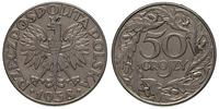 50 groszy 1938, Warszawa, żelazo niklowe, rzadki