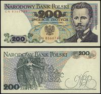 200 złotych 1.06.1982, seria CN, numeracja 83667
