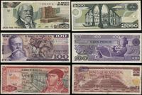 Meksyk, zestaw 6 meksykańskich banknotów