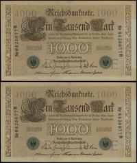Niemcy, zestaw 3 banknotów niemieckich
