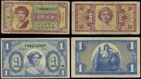 Stany Zjednoczone Ameryki (USA), zestaw banknotów zastępczych z różnych serii