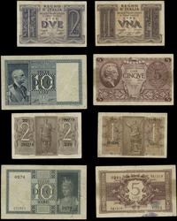 Włochy, zestaw 6 banknotów
