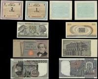 Włochy, zestaw 5 banknotów