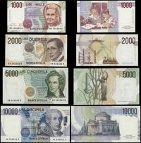 Włochy, zestaw 4 banknotów