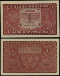 1 marka polska 23.08.1919, seria I-AP, numeracja