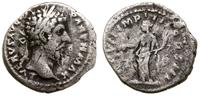 denar 166–167, Rzym, Aw: Głowa cesarza w wieńcu 
