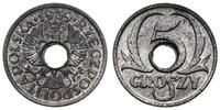 5 groszy 1939, Warszawa, moneta bita w latach 19