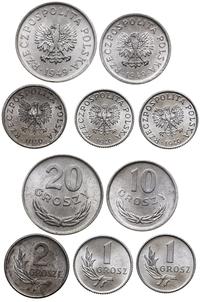 zestaw 5 monet 1949, Warszawa, w zestawie: 2 x 1