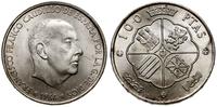 100 peset 1966, Madryt, "66" w gwiazdce, srebro 