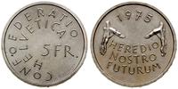 5 franków 1975, Berno, Europejski Rok Ochrony Za