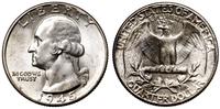 1/4 dolara 1945, Filadelfia, typ Washington, sre