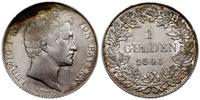 1 gulden 1843, Monachium, miejscowa patyna, AKS 