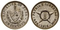 1 centavo 1916, Filadelfia, miedzionikiel, KM 9.